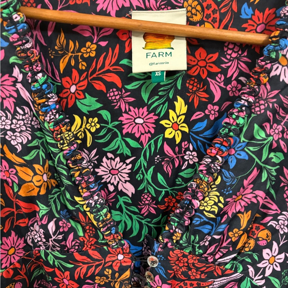 FARM Rio Multicolor Floral midi dress - Picture 4 of 4
